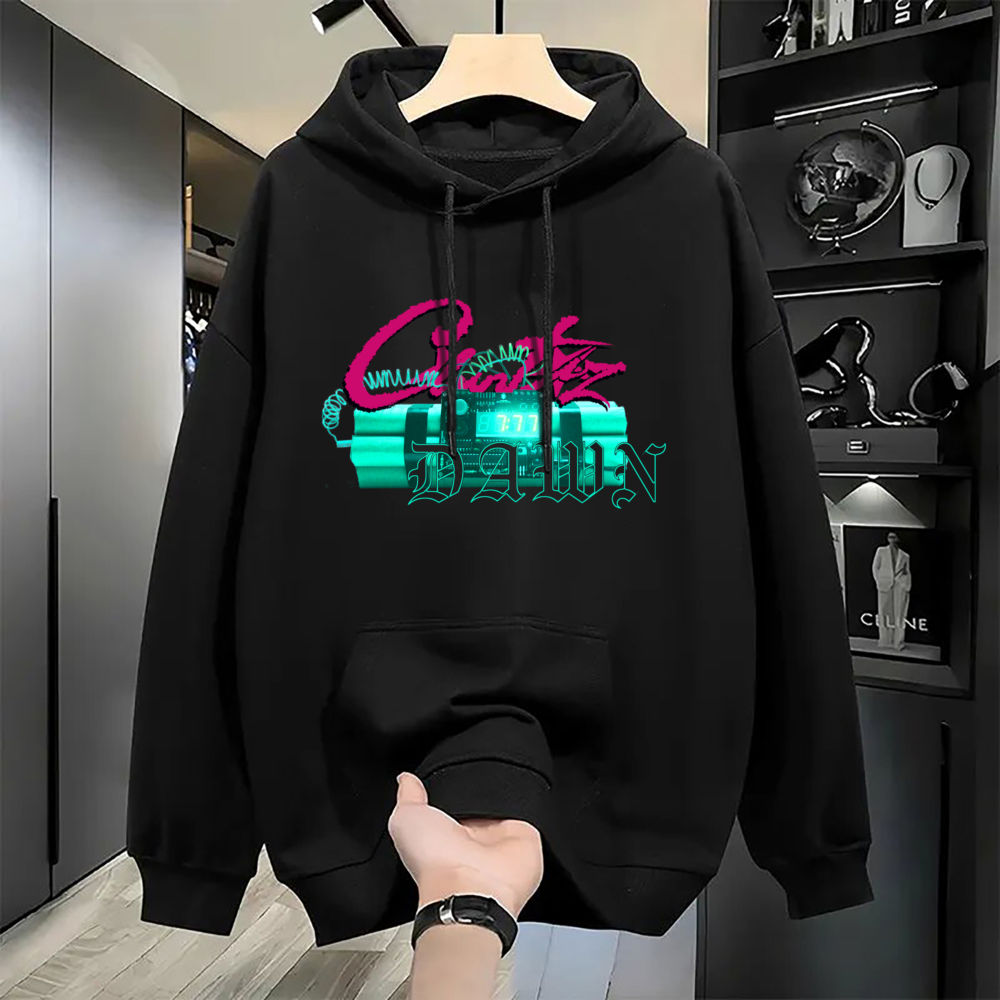 Designer Men's Hoodie Luxury Brands Casual Memories Collection Zip Up Hoodie Grunge Streetwear Sweatshirts Men Top Goth Oversized Womens Clothing