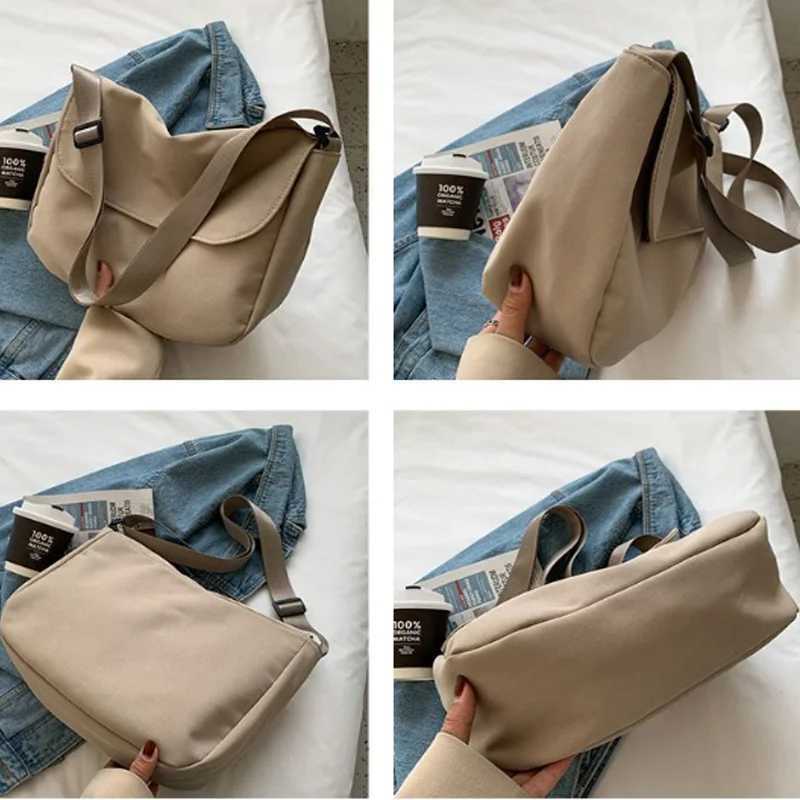 Japanese Womens Large Capacity Crossbody Bags Nylon Fashion Handbags For Women Daily Commuting Message Bag W251031