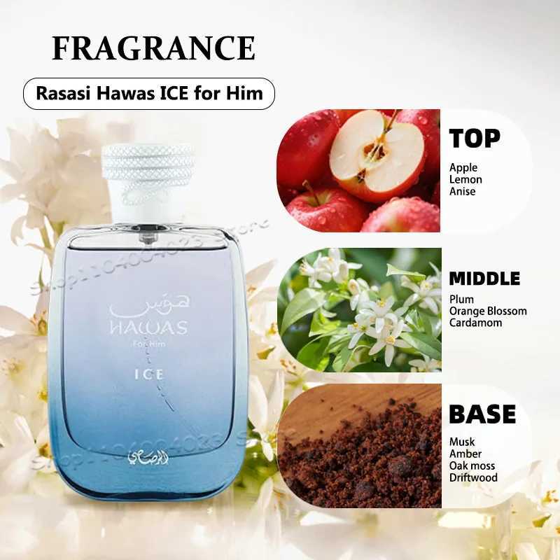 100ML RASASI Hawas Fire EDP Spray Long Lasting Arabian Perfume For Men With A Fiery Middle Eastern Brand Perfume J251113