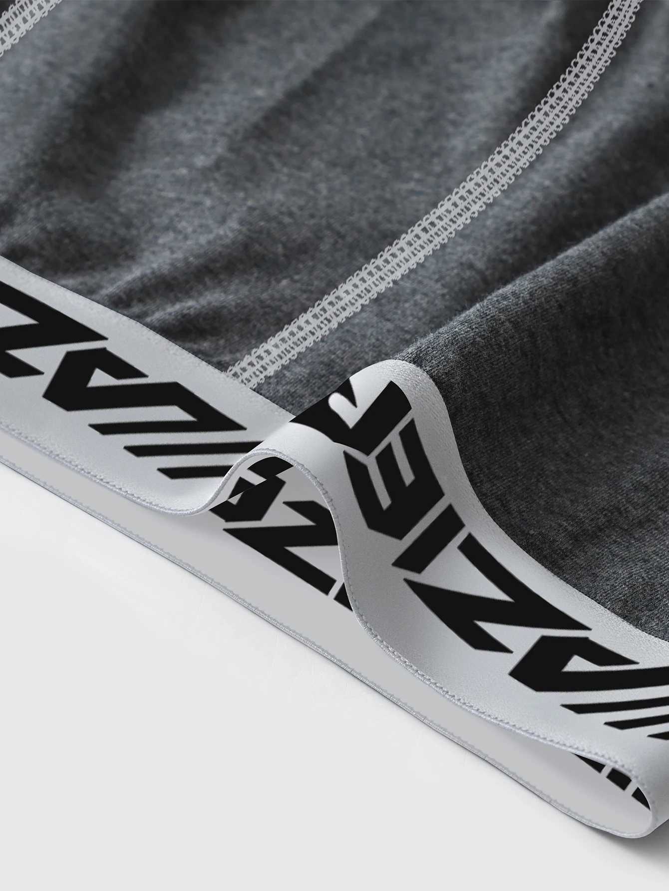 8PCS Mens Underwear Breathable Soft Comfortable Mens Long Boxers Briefs Trendy Fashion Simple Highend Mens Classic LeggingsT251031