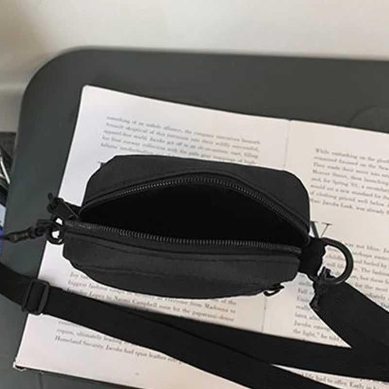 Neutral gender unisex single shoulder bag solid color single shoulder mini small square bag W251031