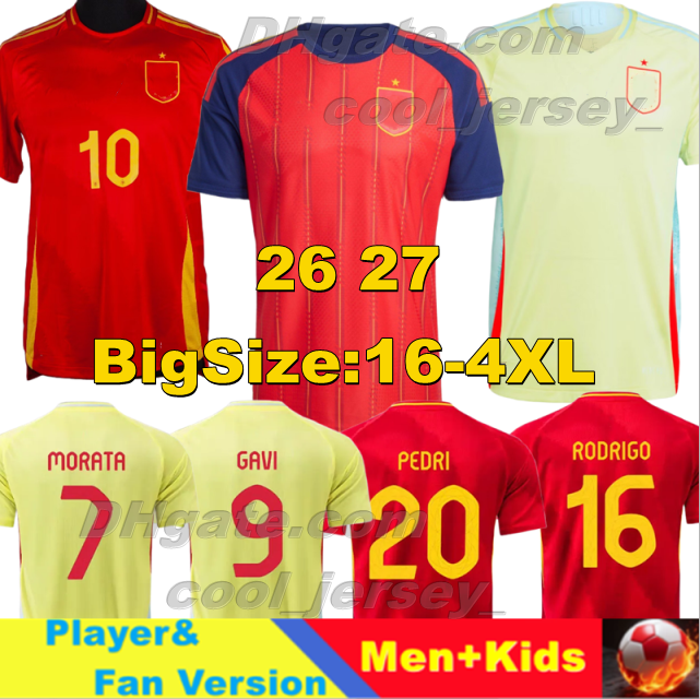 2025 2026 SpAiNS Soccer Jerseys MERINO OYARZABAL Football Shirt PEDRI YEREMY National Football Team ZUBIMENDI ALEX.B football kits CUCURELLA Men Kits Kids Socks Set