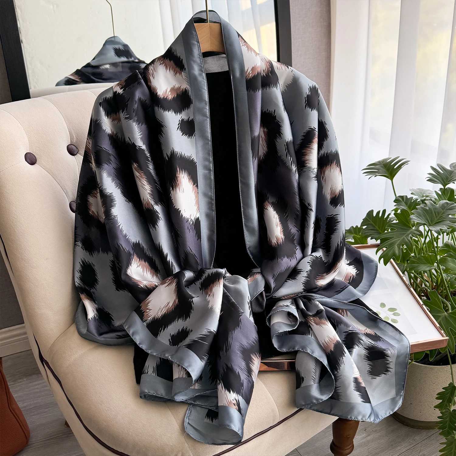 Luxury Brand Scarf Spring Summer Women Beach Sunscreen Fashion Party Shawl China Quality Silk Lady Popular Print Scarves Hijab C251031