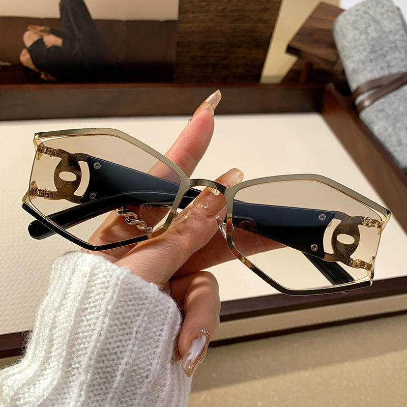 Designer Sunglasses For Men Women Sunglasses Fashion Classic Round Sunglasses Luxury Polarized Goggle Pilot Alloy Frame UV400 Eyewear KP700