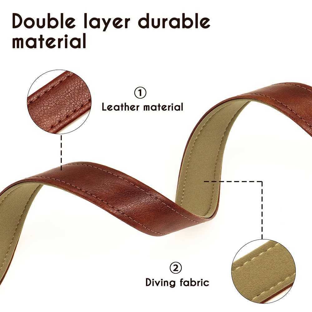 5ft Leather Dog Leash Durable Pet Walking Training Lead Leash Rope for Small Medium Large Dogs Pitbull Pug erman Shepherd C251031