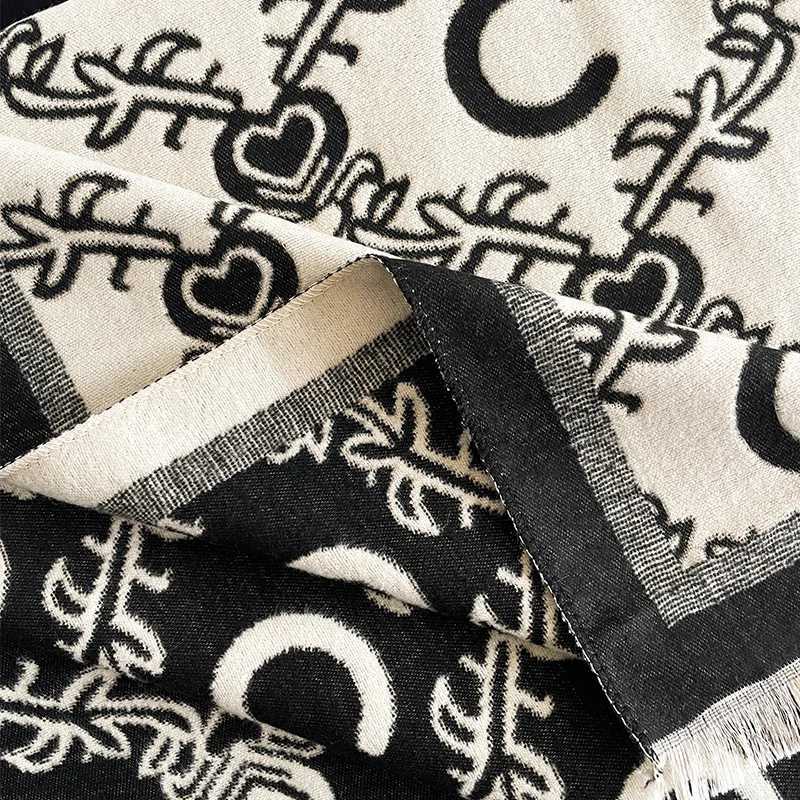 2024 Luxury Cashmere Scarf Women Winter Shawl Warm Neckerchief Paisley Print Thick Blanket Poncho Bufanda Echarpe Bandana Lady C251031