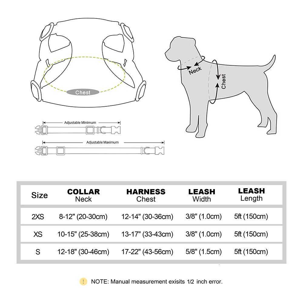 Small Dog Collar Harness Leash Set Cute Dog Collars With Bowknot Adjustable Pet Harnesses Vest for Small Medium Dogs Chihuahua C251031