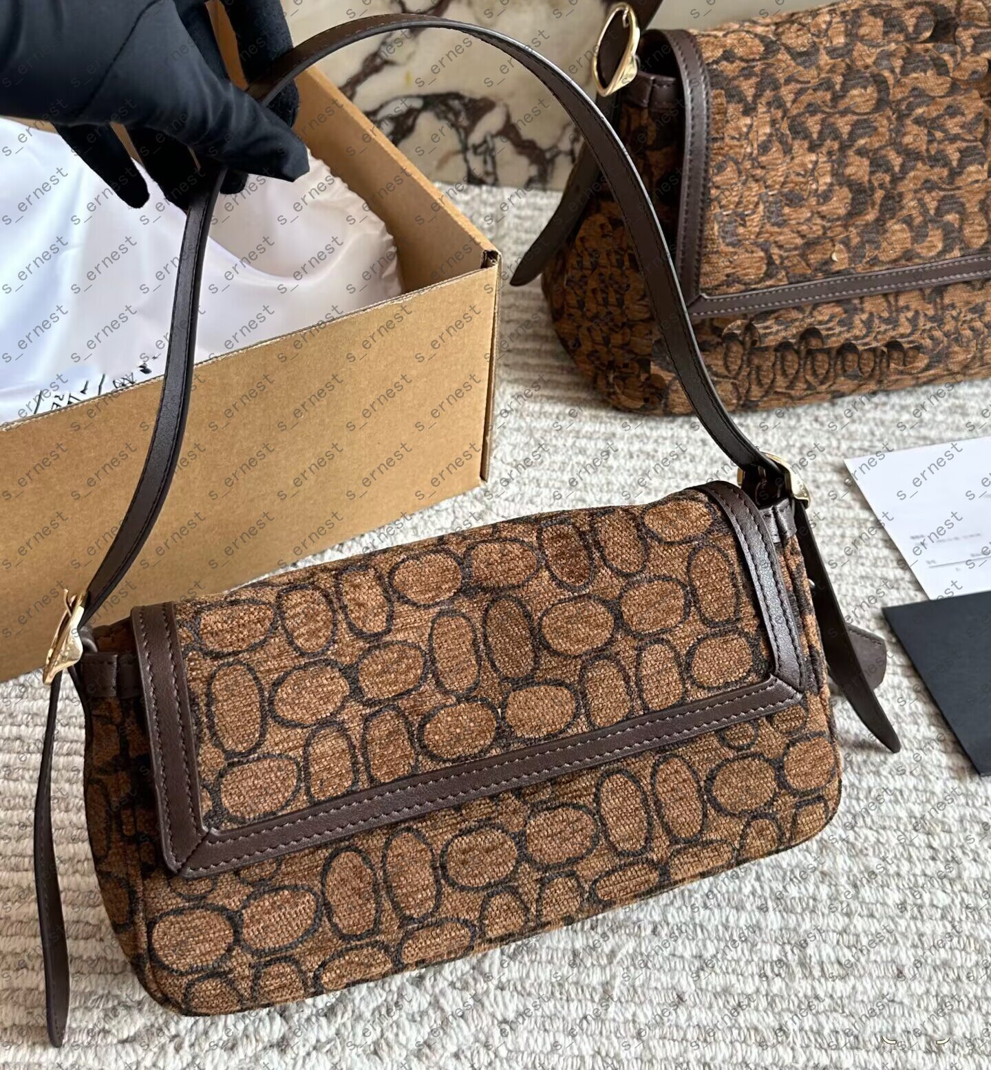 Designer Bags Women Luxury ETTA Small Flip Shoulder Bag Soft Crossbody Handbag Fashion Classic Purse Retro Shopping Bags