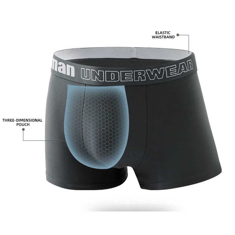 2 PcsLot Mens Letter Panties Underwear Comfortable Shorts Sexy Gifts for Man Underpants Boxers BriefsT251031