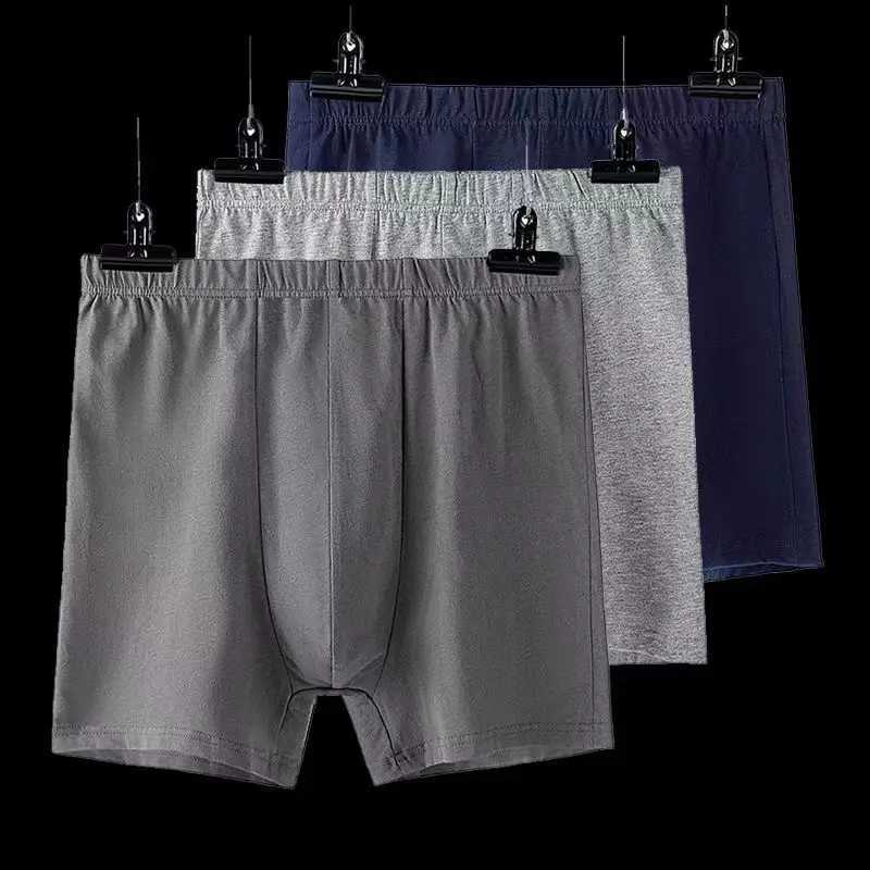 5pcsLot Large Size Mens Panties High Rise Loose Men Underwear Boxer Shorts 100 Cotton Mens Boxers Man Pack Underpants For MenT251031