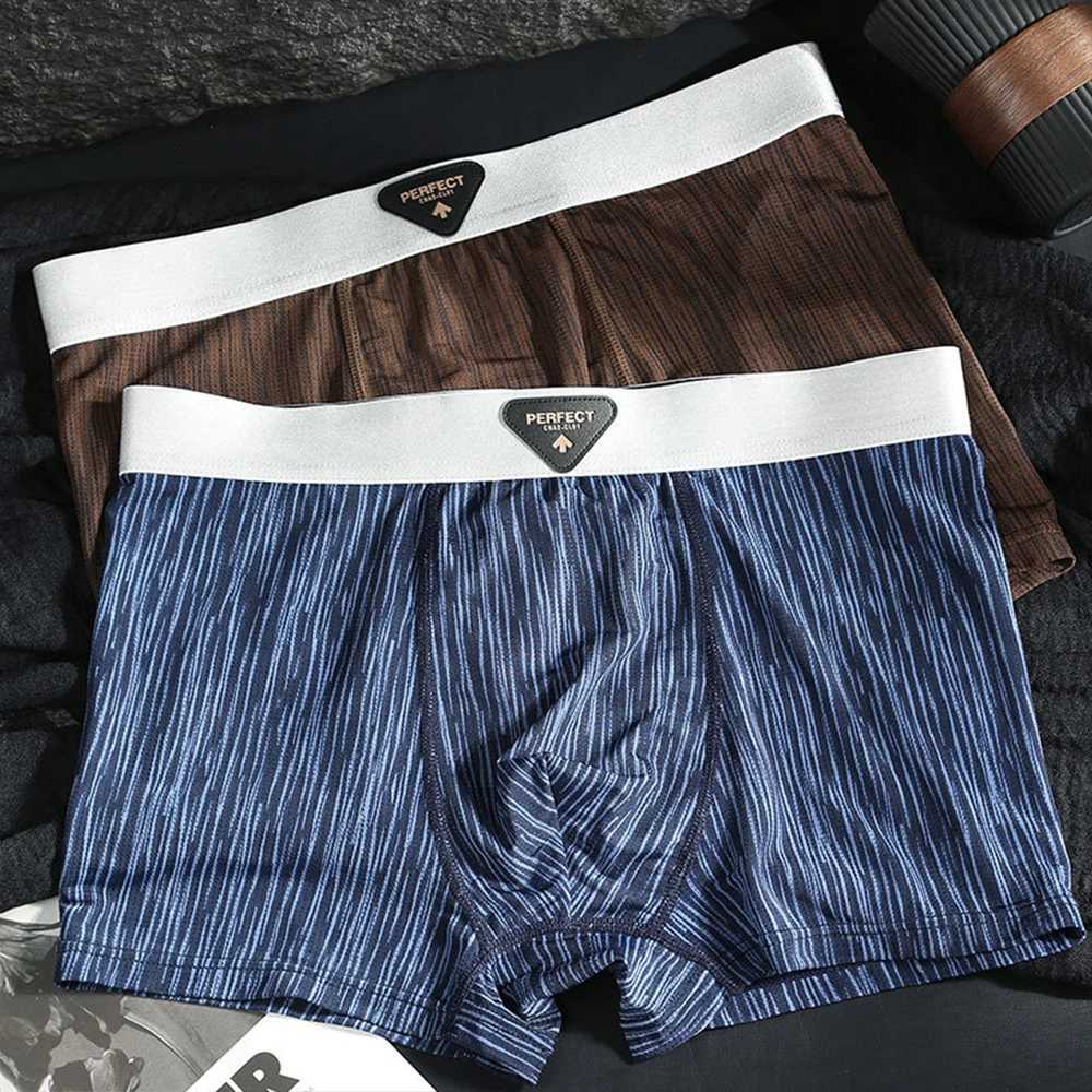 Mens Boxer Briefs 92 Polyester 8 Spandex MoistureWicking Stretchy for Workout Daily Wear Comfortable UnderwearT251031
