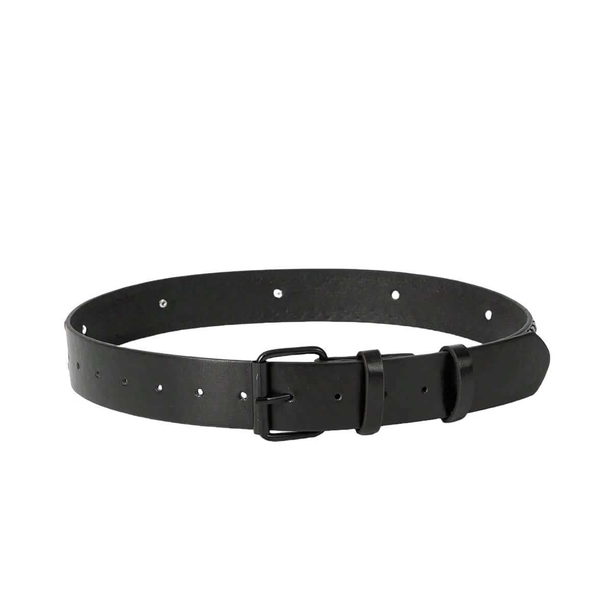 Pink Bow Design Womens Belt Hip Hop Punk Y2k Girls Girdle Fashion Personality Metal Stud Jeans Accessories Black WaistbandW251030