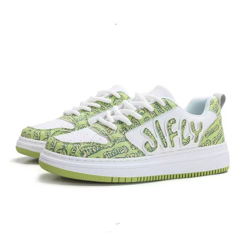 Jifffly Men's Sneakers 2025 Summer New Versatile Trendy Fashionable High-Value Couple Breathable Sports Shoes