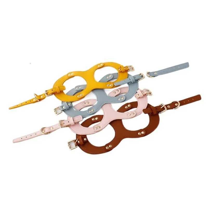 New Luxury Leather Pet Chest Strap Set Dog Leash Walking Cat Rope Medium and Small Dog Pet Supplies Puppy Accessories C251031