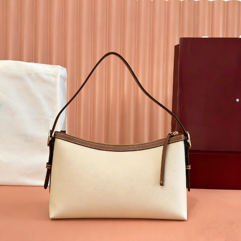 10A Quality Women's Handbag, Cowhide Mahjong Bag, Casual Underarm Bag, Fashionable Shoulder Bag, Commuter Tote Bag