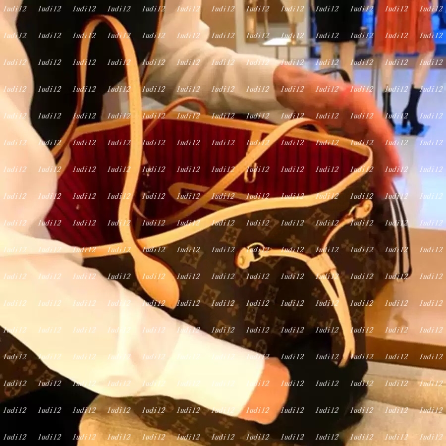 New High quality neverful bag Double Up Bag Womens crossbody shoulder bag designer handbag Luxury shopping bag wallet mirror quality tote leather Composite Bag 8a