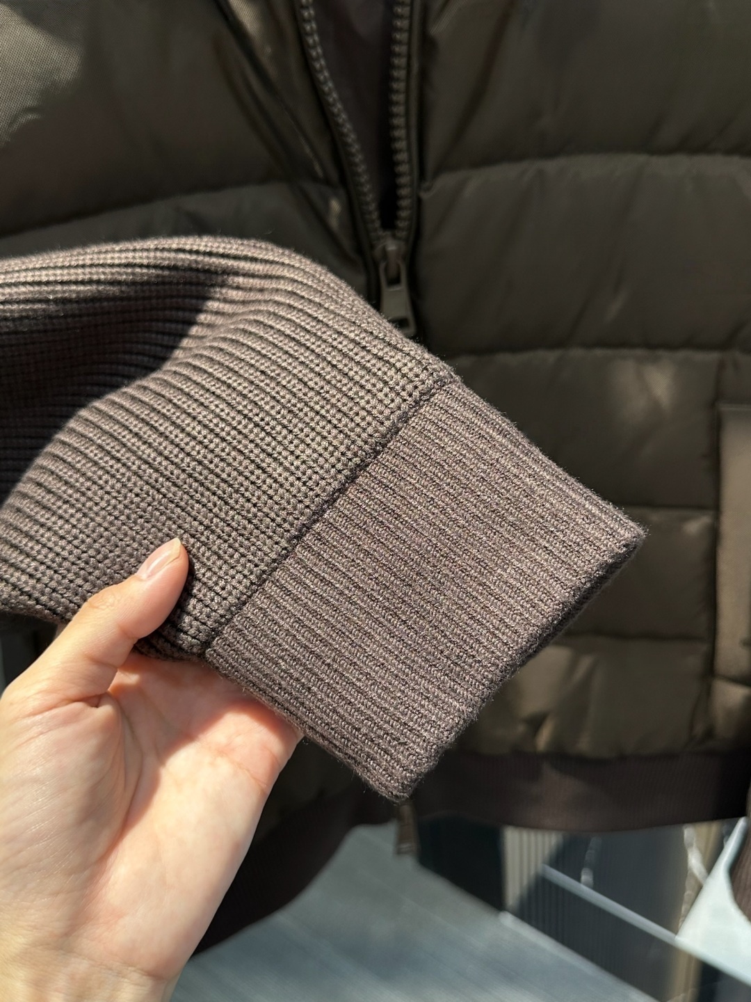 New Autumn/Winter Men's Wool-lined Zip-up Cardigan