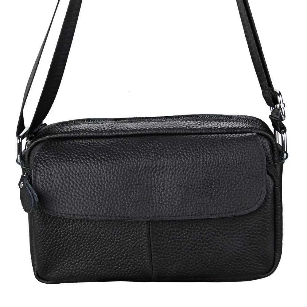 Women Messenger Bag Cow Genuine Leather Soft Zipper Hasp Single Fashion Female Bag Brand Casual Women Crossbody Bag W251031