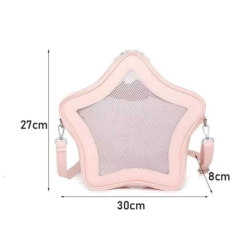 Original Cute Kawaii Ita Bag Anime Five Pointed Star TwoDimensional Crossbody Bag Street Fashion Women Mini Shoulder Bag W251031