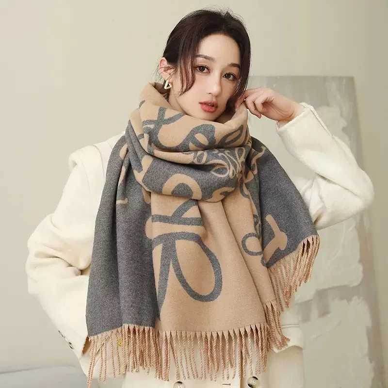 Cashmere Luo Home Premium Scarf Womens Gift Winter Versatile Premium Long Warm Thick Shawl Dual UseW251030