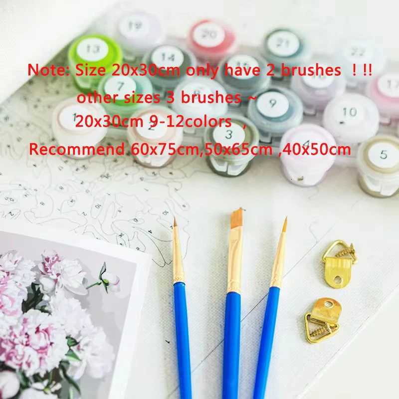 GATYZTORY Picture Painting By Numbers For Adults Forest Animals Drawing Coloring By Numbers Handmade Acrylic Paint For Home Deco C251031