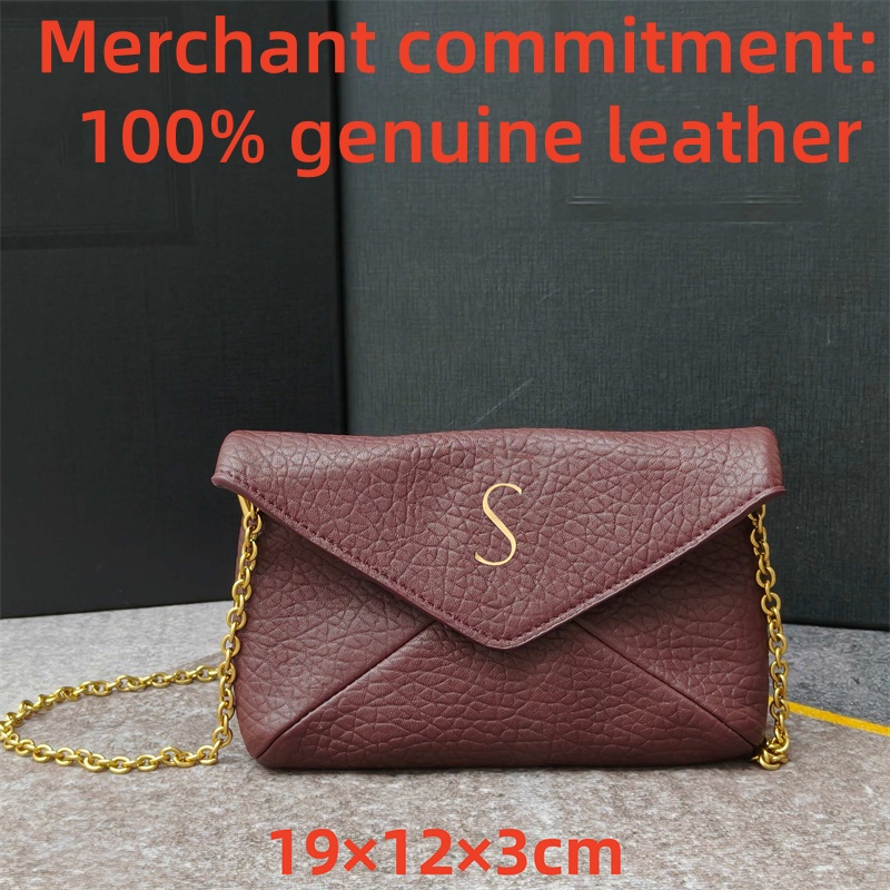 LE CASSANDRE Sheepskin Chain Clutch Bags Luxury Designer bags Womens mens handbags genuine leather Shoulder Bag Top quality crossbody envelope bag Evening Bags
