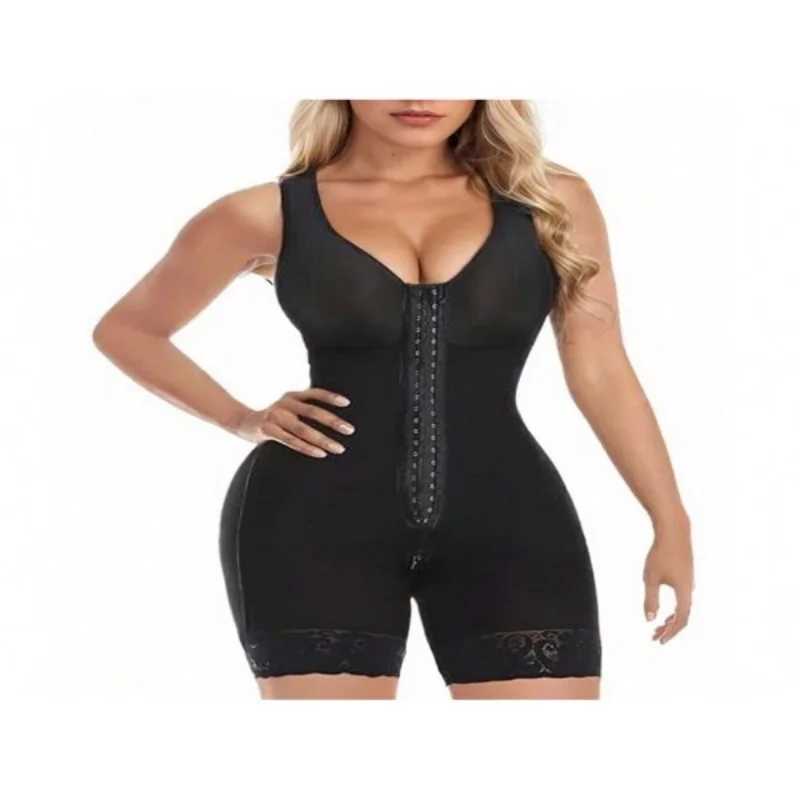 Fajas Colombianas Shapewear for Women Tummy Control Post Surgery Full Body Shaper Butt Lifter with Zipper Crotch L251030