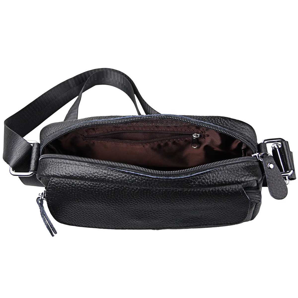 Women Messenger Bag Cow Genuine Leather Soft Zipper Hasp Single Fashion Female Bag Brand Casual Women Crossbody Bag W251031