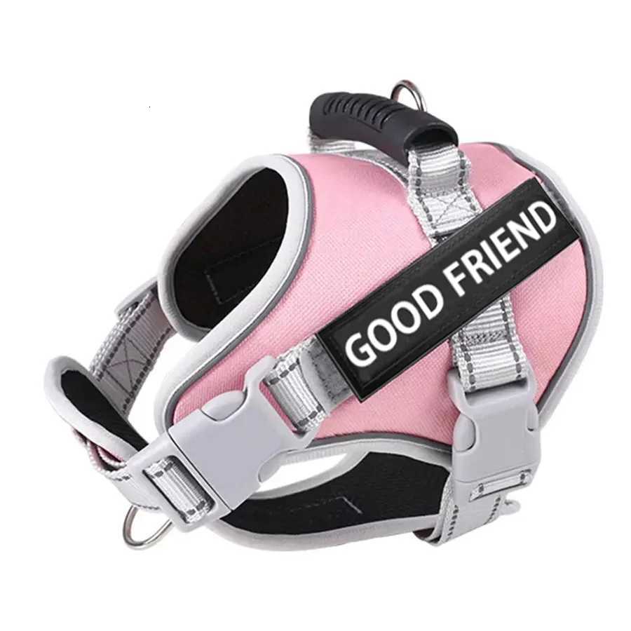 Dog Harness For Small Medium Dogs Adjustable Reflective Pet Vest Harness For Outdoor Walking C251031
