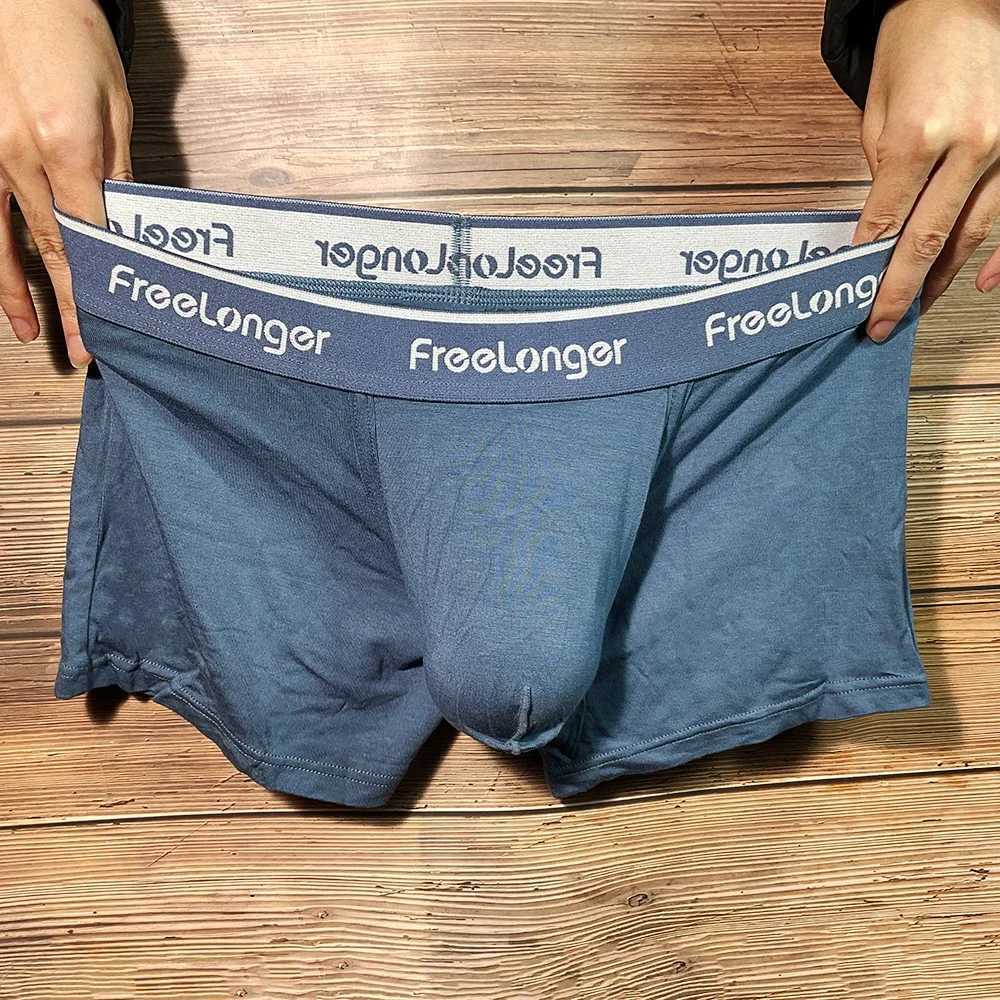 Man Bulge Pouch Underpants Underwear Unique Enhancing Thin Crotch Low Waist Lingerie Panties Elastic Super Big UConcex BoxersT251031