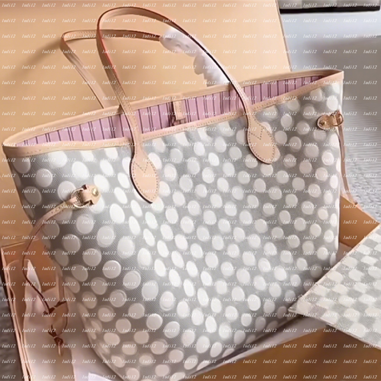 New High quality neverful bag Double Up Bag Womens crossbody shoulder bag designer handbag Luxury shopping bag wallet mirror quality tote leather Composite Bag