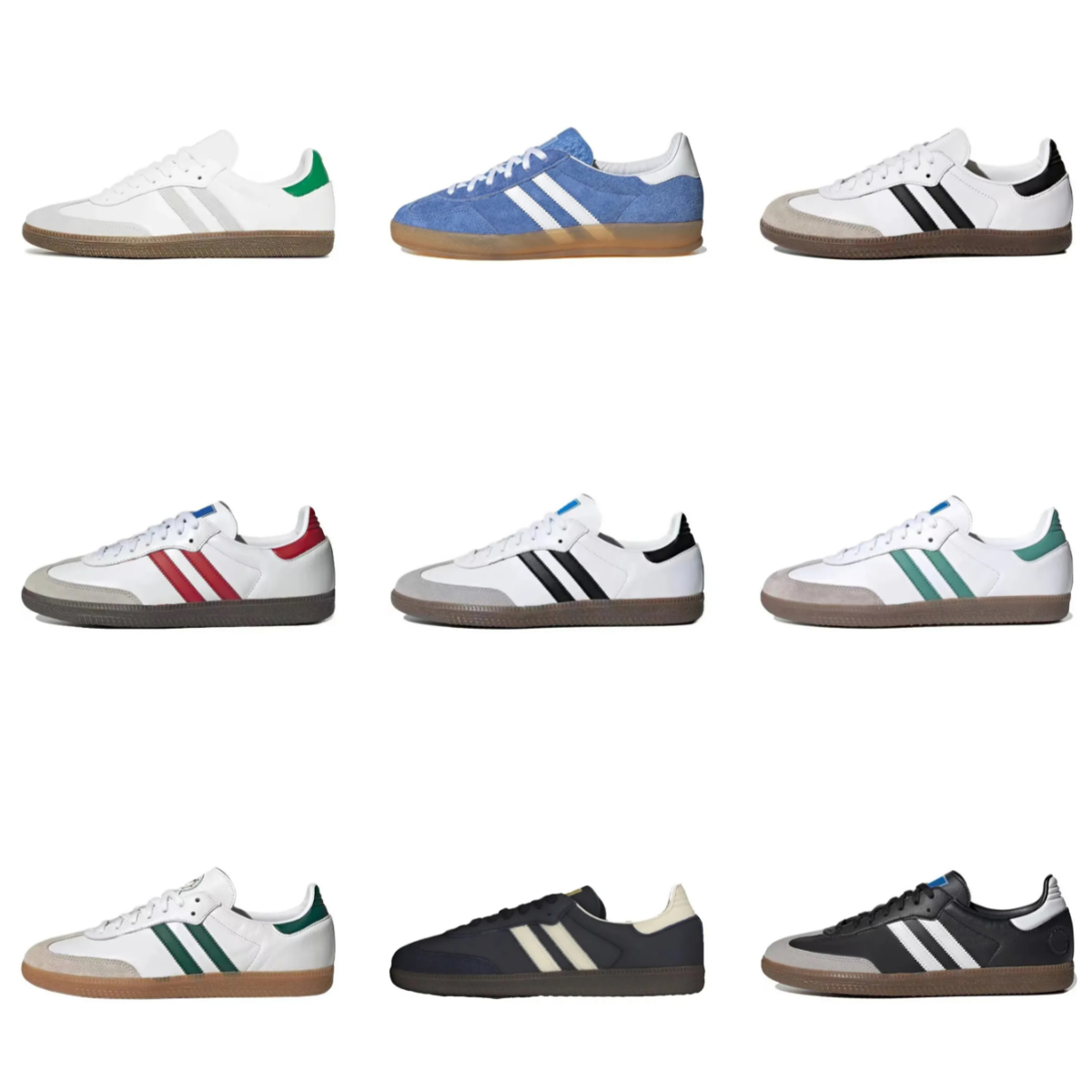 Designer Sneakers Brand Shoes Retro Men's Leather Lace-up Fashion Trainer Women's Casual Sports Black White Green Gray Sneaker