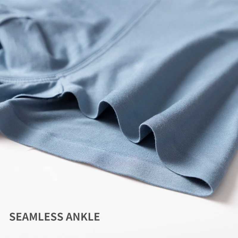 MiiOW 3Pcs Men Underwear Boxer Shorts Modal Seamless Comfort Underpants Man Boxershorts Plus Size Male Panties 5XL 2022 NewT251031