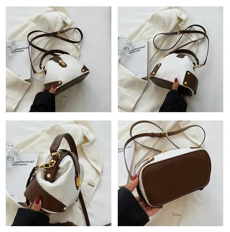 Designer 2025 New Wens Niche Leisure Bag Internet Celebrity Style Fi Versatile Simple Texture Portable ShoderMessenger1 Y251120