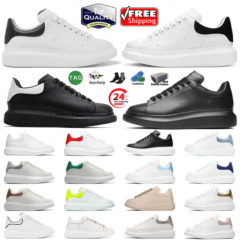 Free Shipping with box men designer shoes calfskin oversized sneaker black white platform fashion Pink red Green womens velvet low outdoor women trainers sneaker