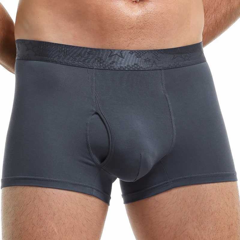 Mens Underwear Mens Boxer Briefs Boys Underpants Comfortable and Breathable Youth Boxer Briefs Large Size ShortsT251031