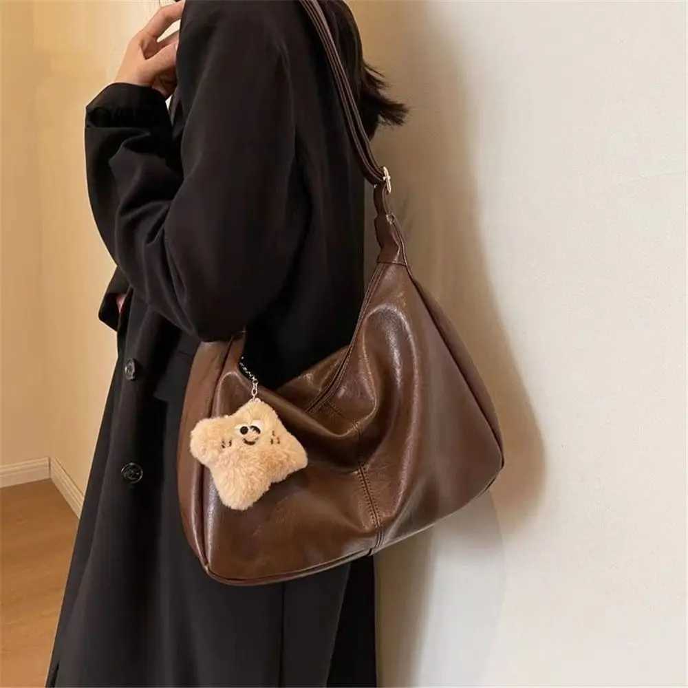 Designer Trendy Slouchy Shoder Bag for Wen PU Leather Large Capacity Underarm Bag Ladies Hobo Tote Bag1 Y251120