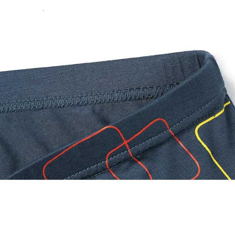 4PCS Mens Boxer Shorts Modal Underwear Sexy Striped Underpants Breathable Boxers Bamboo Fiber Panties Male Plus Size XXL7XLT251031