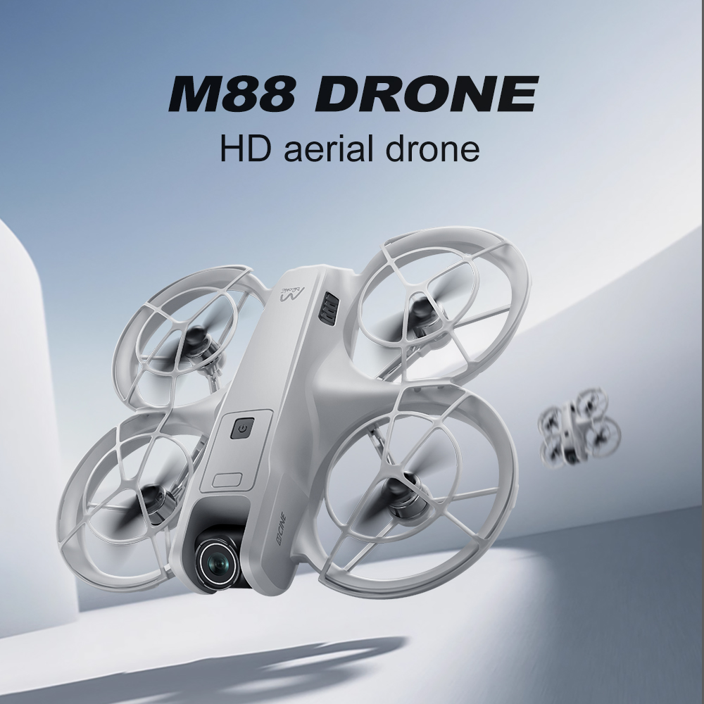 New M88 Drones Aerial Photography Drone HD Brushless Motor Optical Flow Positioning Camera Can Be Remote Control Electric Adjustment 180 °