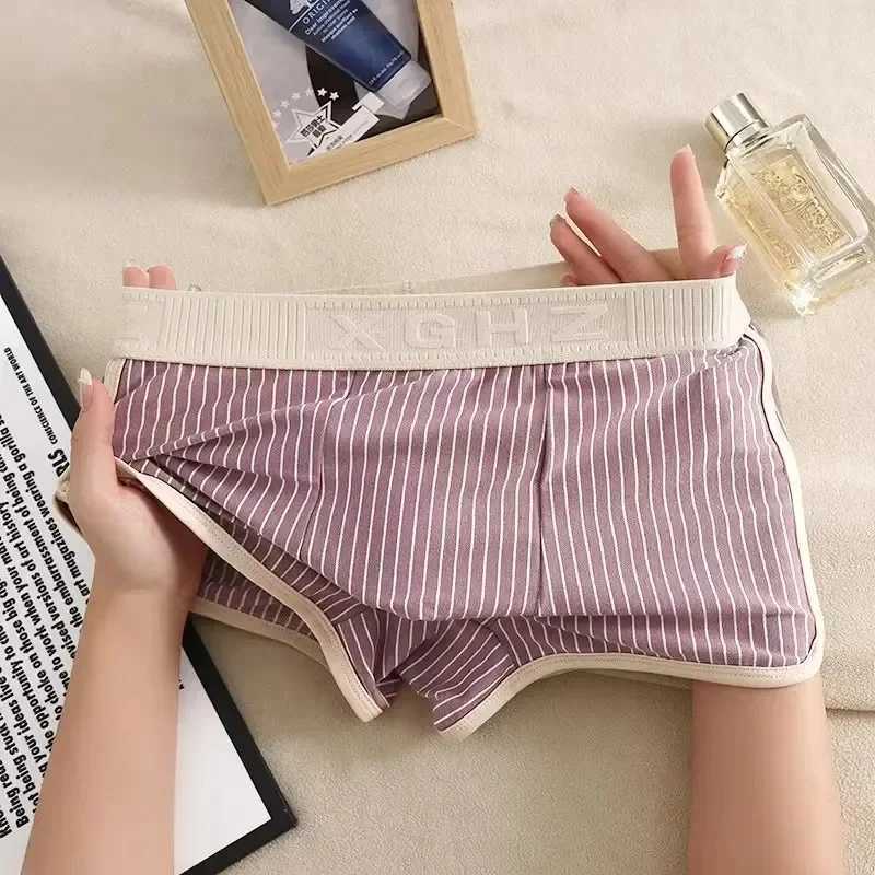 Striped Boxer Men Underwear Cotton Soft Fashion Boxershort Mens Boxers Man Cuecas Masculina Size M3XL YT88358T251031