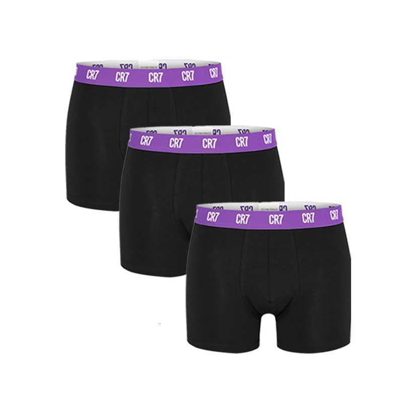 CRIIS SEVEN 7 Mens Underwear Boxers Briefs Purple Boxershorts Softness Fashion Style Male Panties Violet Plus Size Man BoxersT251031