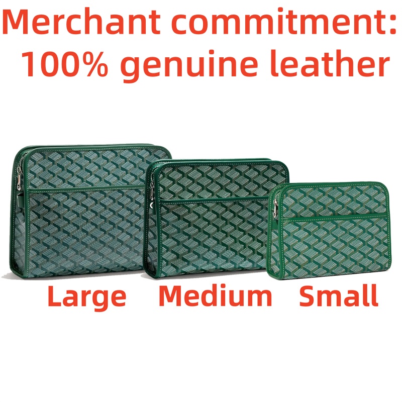 mirror quality Designer makeup bag Jouvence toiletry bag Luxury handbag genuine leather cosmetic bag Womens mens Clutch wash bag Fashion crossbody Shoulder bag