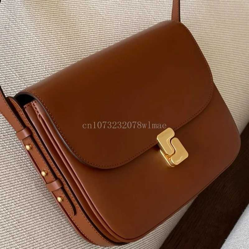 Genuine Leather Shoulder Bag for Women Crossbody Bag Female Luxury Designer Bags Classic Crossbody Square Bags Commuting Bag W251031