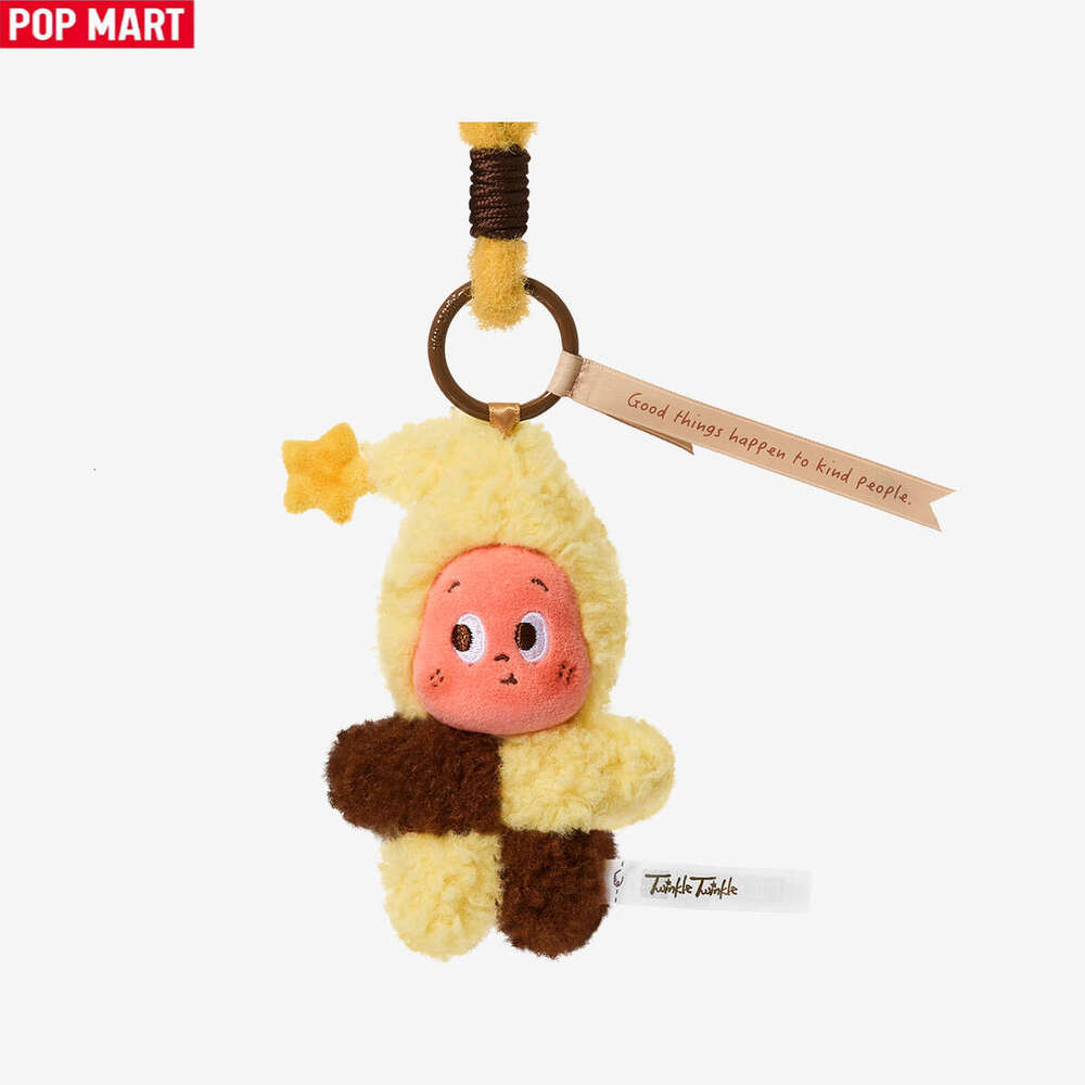 Hot POP MART Twinkle Twinkle Savor the Moment Series-Fresh-Baked Mini Cookies Plush Pendant Blind Box V4.0 Vinyl Figure Unique Face Design Limited Edition Pendent