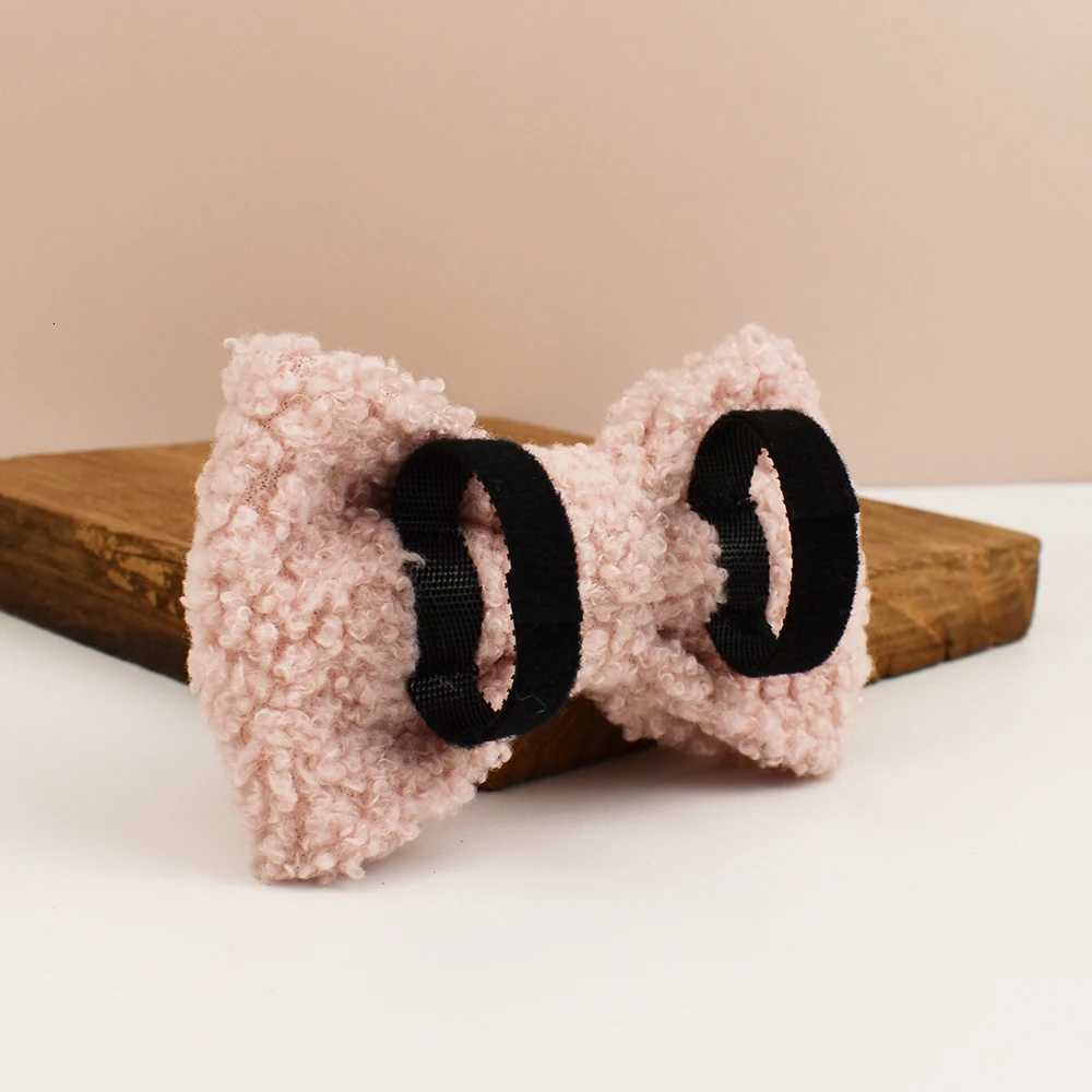 Pet dog collar HandmadeTeddy fabric necklace Pet dog supplies Woven accessories Autumn Winter Christmas set Teddy 01 C251031