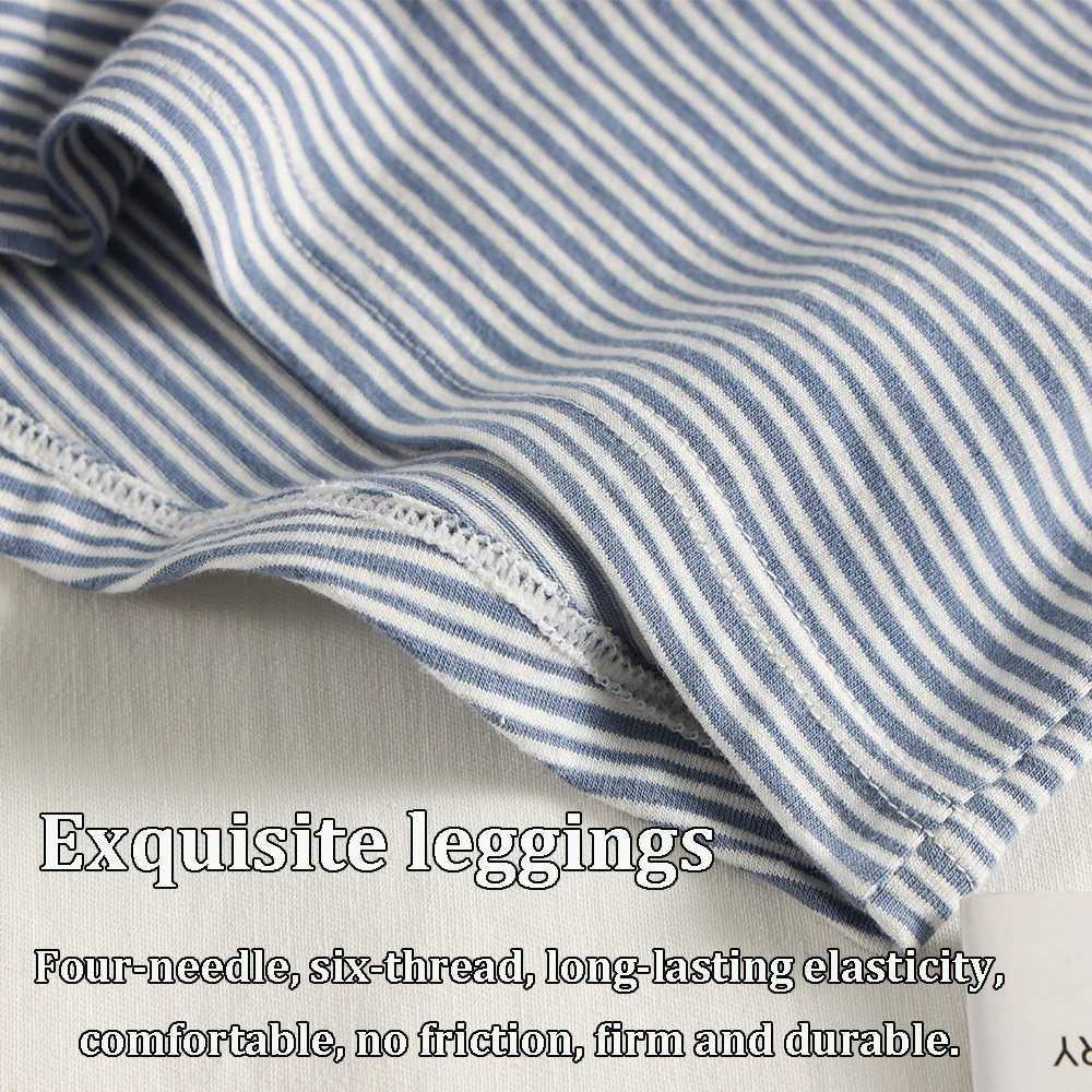 3PCSPack 100 Cotton Breathable Mens Panties Antibacterial Crotch Fashion Knit Striped Boxers High Elastic Waist Man UndrewearT251031