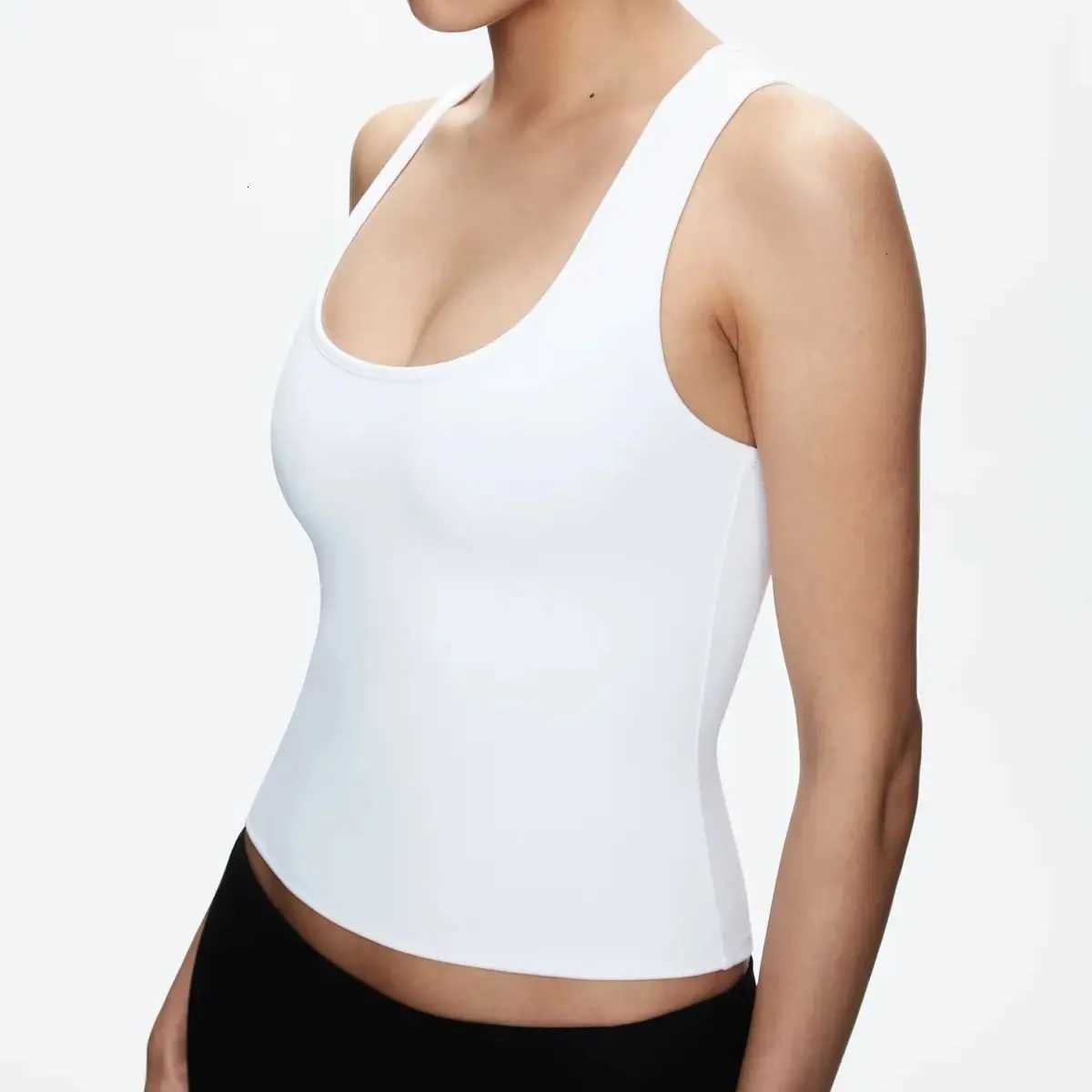 Tank Summer Womens Camisole with Wide Shoulder Straps Racerback Tank Top Sexy Top Casual Sports Everyday Wear C251031