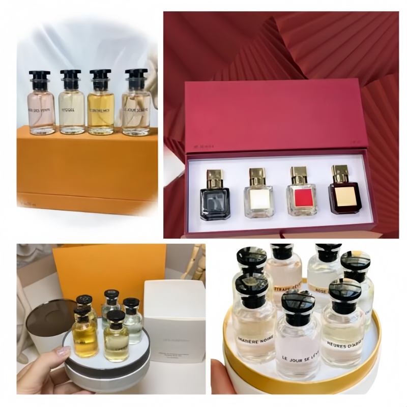 Cologne Men's Gulong perfume Designer Men's Fantasy Chinese Sample Four piece Set 4X30ml Gift Box Light essence Floral Fragrance Lasting perfume 100ml