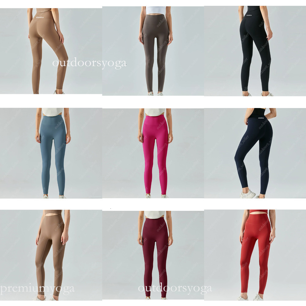 2025 10A Yoga Leggings Women Pants Outfits Lady Sports Hoodie Yoga Fashion Ladies Exercise Fiess Wear Girls Running Ninth Pants Leggings Adanolas 305