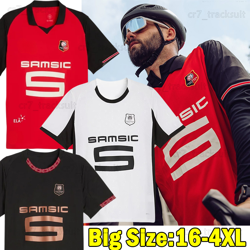 XXXL 4XL Stade Rennais 2025 2026 Soccer Jerseys LEPAUL EMBOLO M. TAMARI MEITE BLAS Football Shirts 25 26 AIT BOUDLAL FOFANA MUKIELE ROUAULT Men Uniforms kids kits sets